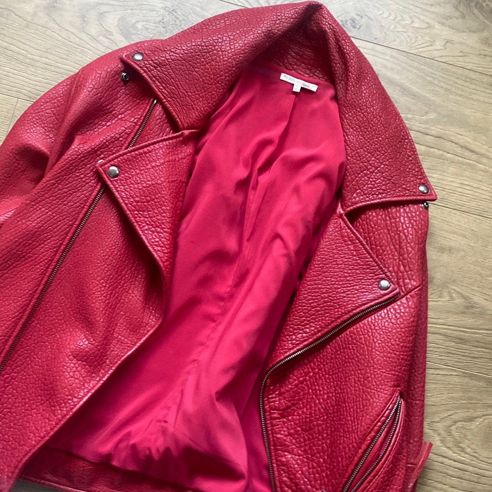 REBECCA MINKOFF LEATHER JACKET VINTAGE